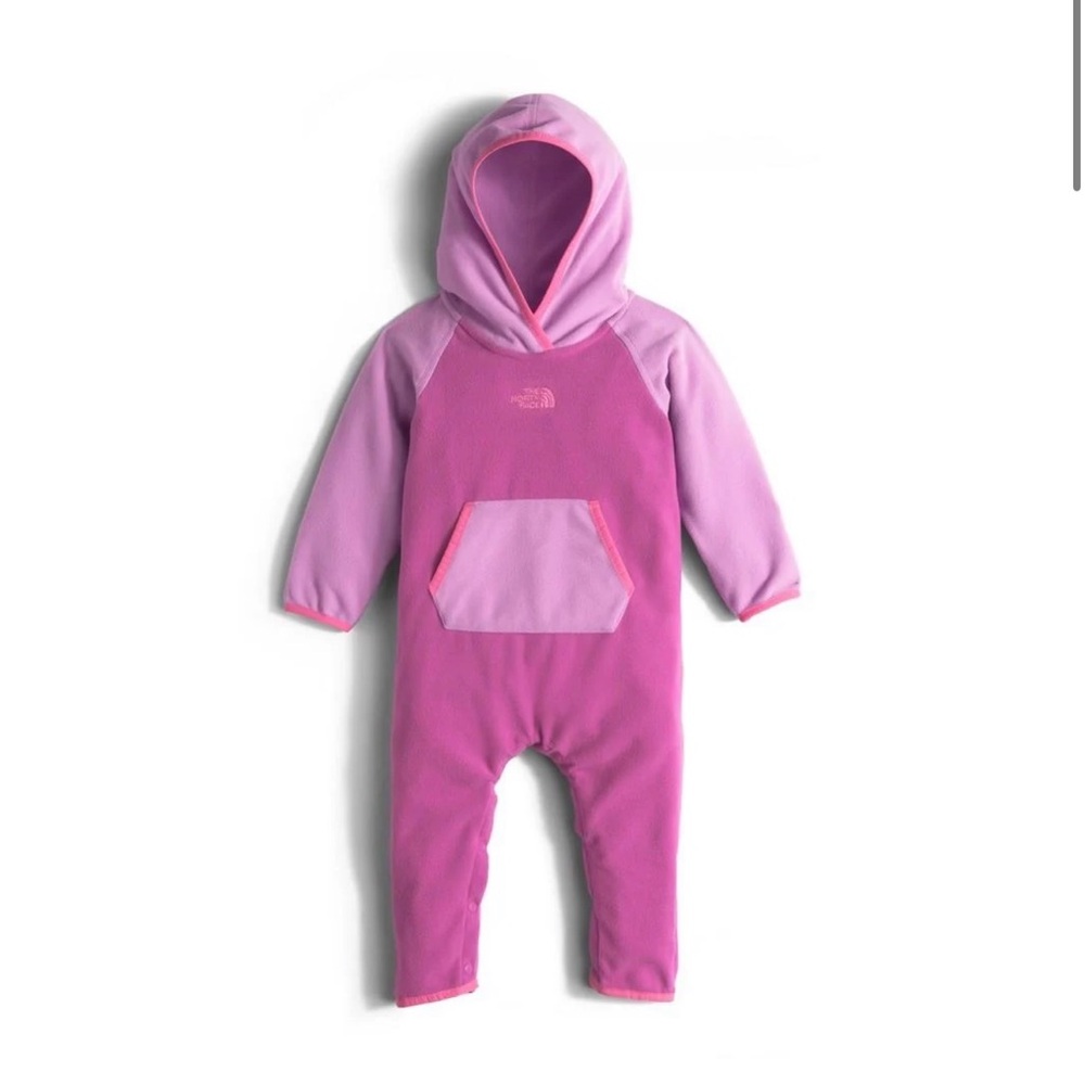 The North Face Infant Glacier One-Piece Fleece Bunting Sz 12-18m